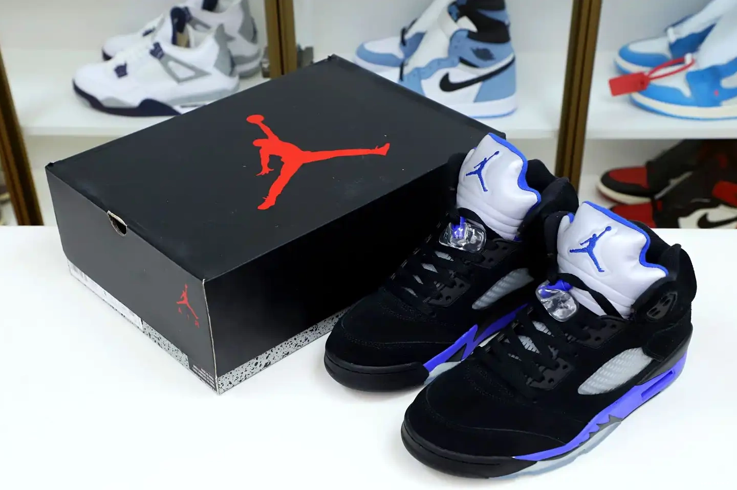 JORDAN AIR AIR 5 BLUE' JORDAN Kimikick RETRO 'RACER 0614